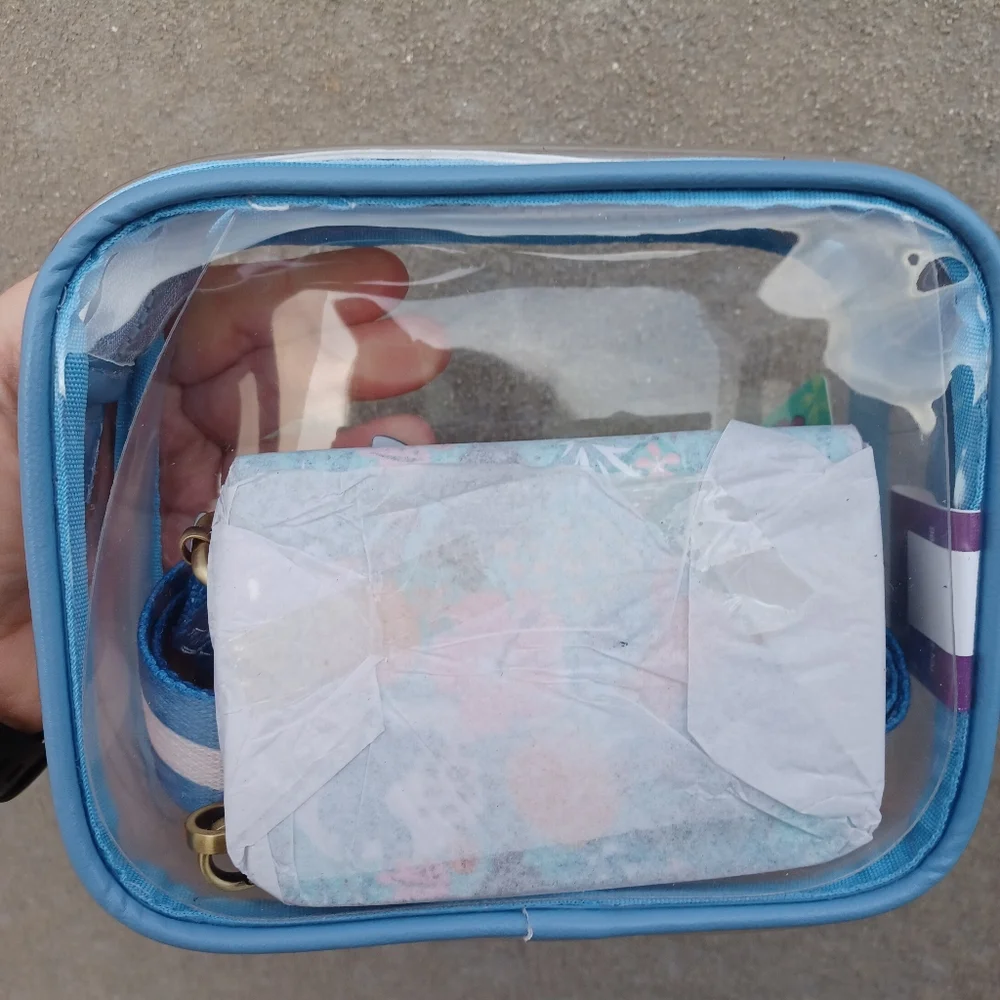 Disney Stitch Clear Crossbody Bag With Cardholder - Picture 5 of 8